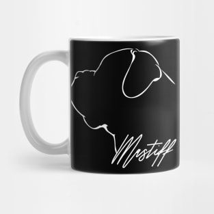 Proud Mastiff profile dog lover Mug